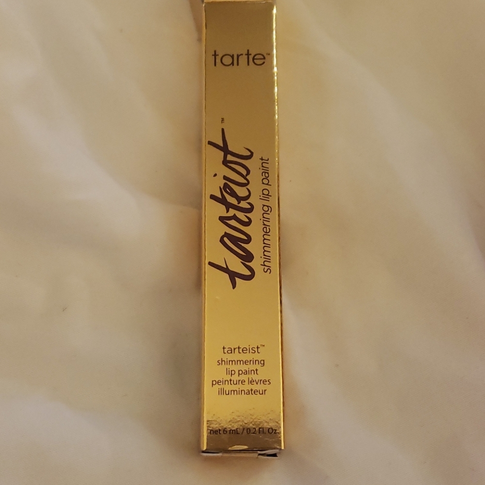 tarte Shimmering Lip Paint in Shade Strike Gold